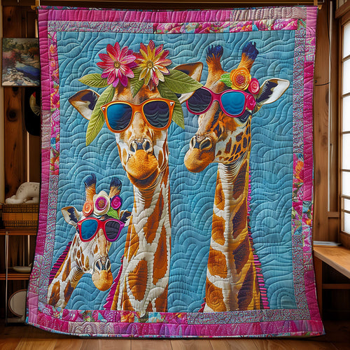 Colorful Giraffes SR2208052CL Quilt