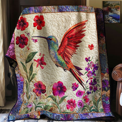 Colorful Hummingbird WM2308012CL Quilt
