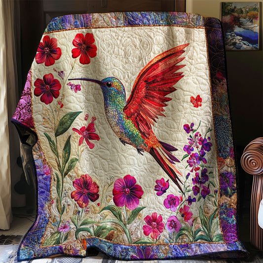 Colorful Hummingbird WM2308012CL Quilt