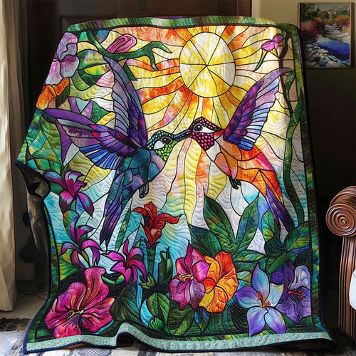 Colorful Hummingbirds WN0509055CL Quilt