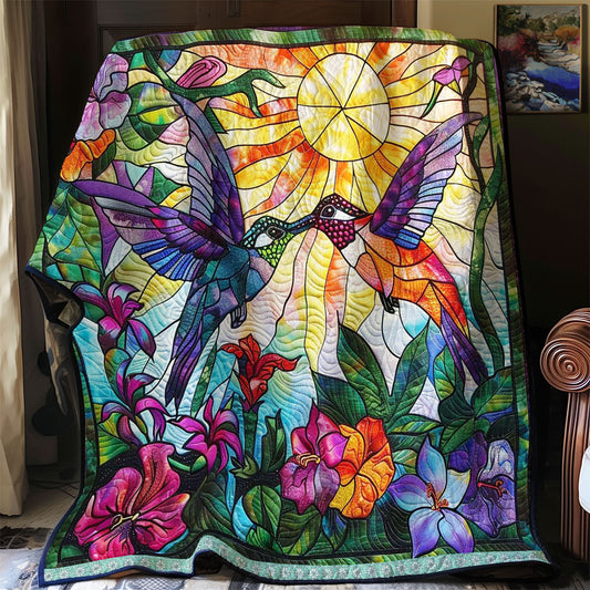 Colorful Hummingbirds WN0509055CL Quilt