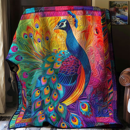 Colorful Peacook WM2808079CL Quilt