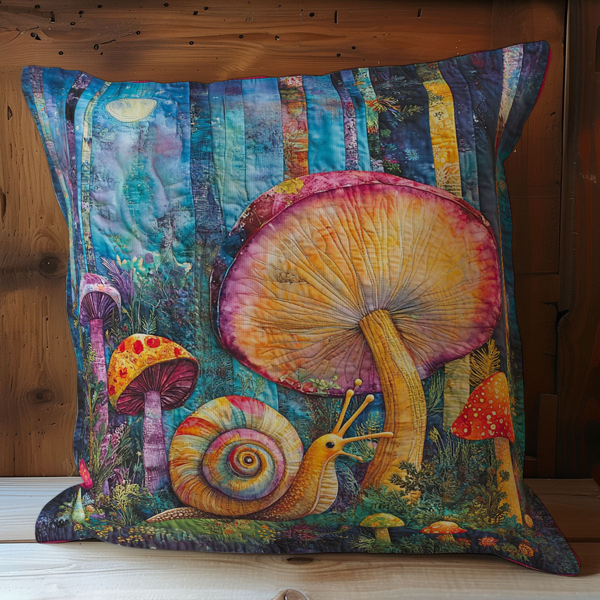 Colorful Snail WM0508118CL Quilt Pillow Case