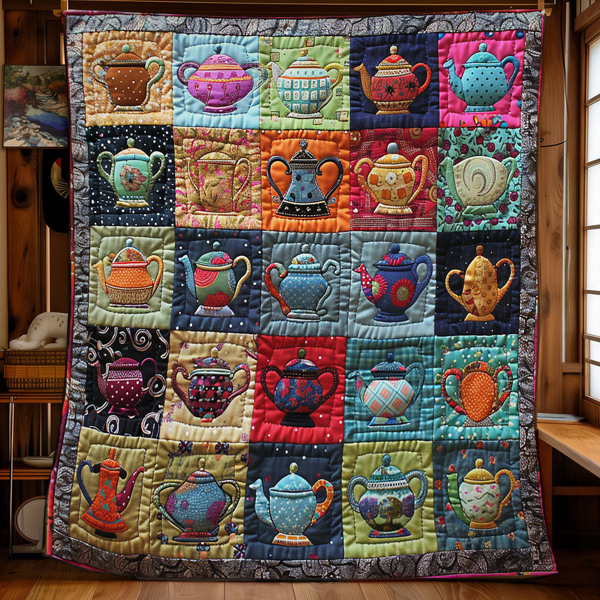Colorful Tea Time SR2108021CL Quilt