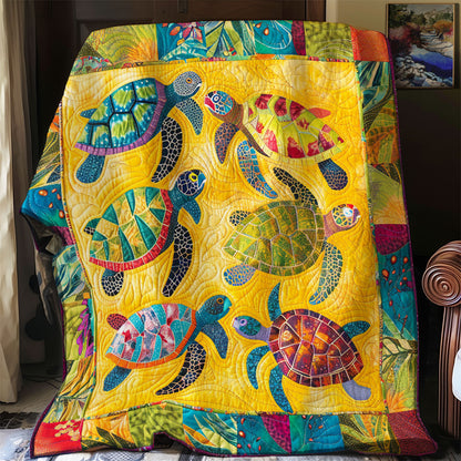 Colorful Turtles SR1508020CL Quilt