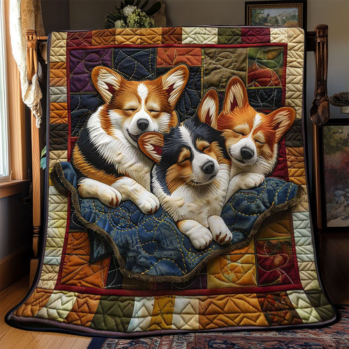 Corgi Cozy Hideaway WN2808079CL Quilt