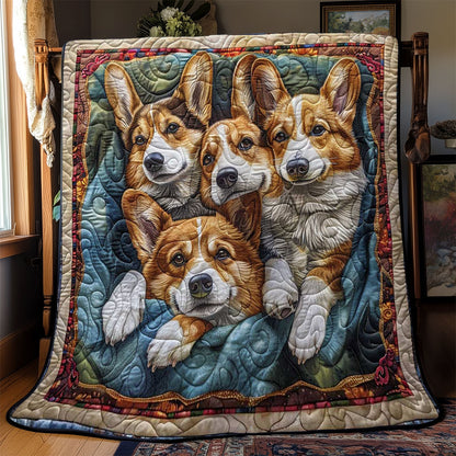 Corgi Cozy Nest WN2808056CL Quilt