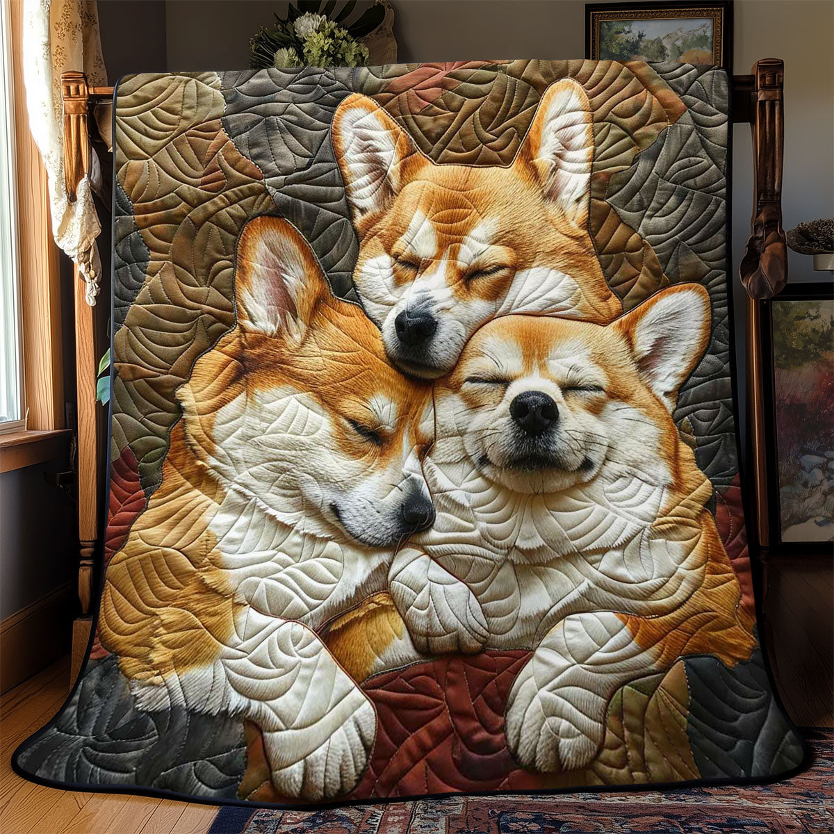 Corgi’s Comfort Corner WN2808084CL Quilt