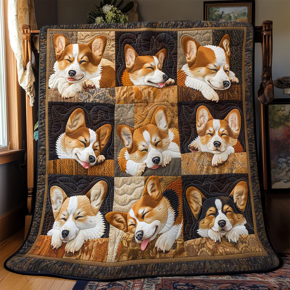 Corgi’s Comfort Zone WN2808106CL Quilt