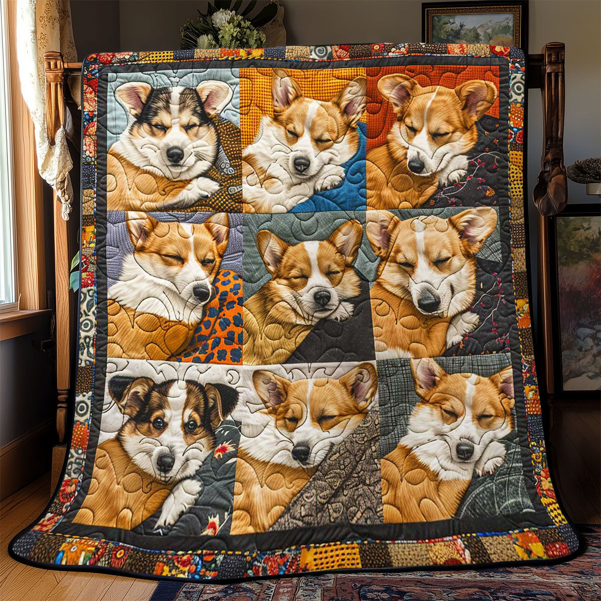 Corgi’s Comfy Cradle WN2808095CL Quilt