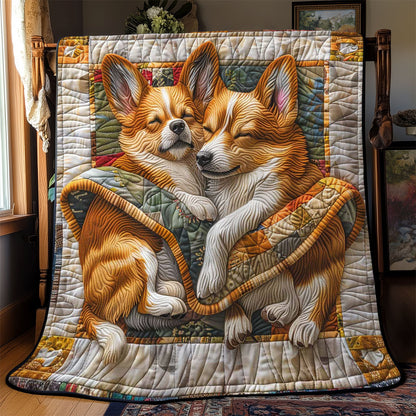 Corgi’s Dreamy Cradle WN2808071CL Quilt