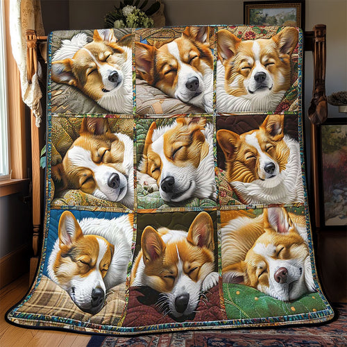 Corgi’s Happy Rest WN2808105CL Quilt