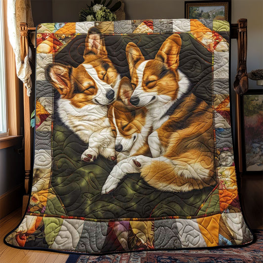 Corgi’s Plush Rest WN2808092CL Quilt