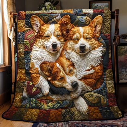 Corgi’s Restful Haven WN2808066CL Quilt