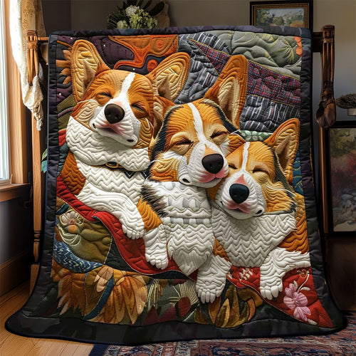 Corgi’s Restful Refuge WN2808061CL Quilt