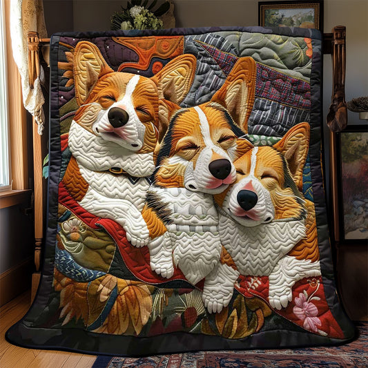 Corgi’s Restful Refuge WN2808061CL Quilt