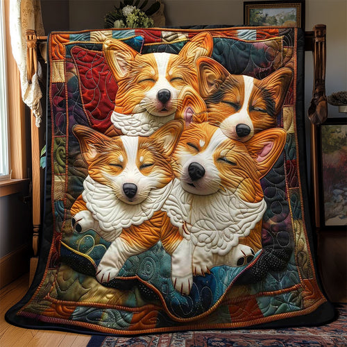 Corgi’s Serene Snuggle WN2809074CL Quilt