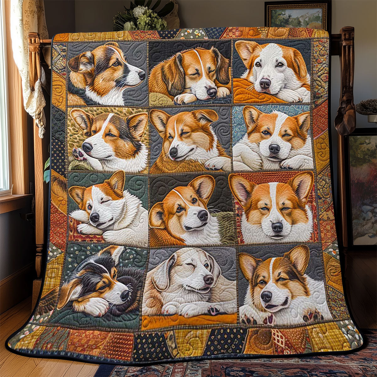 Corgi’s Soft Nesting WN2808107CL Quilt