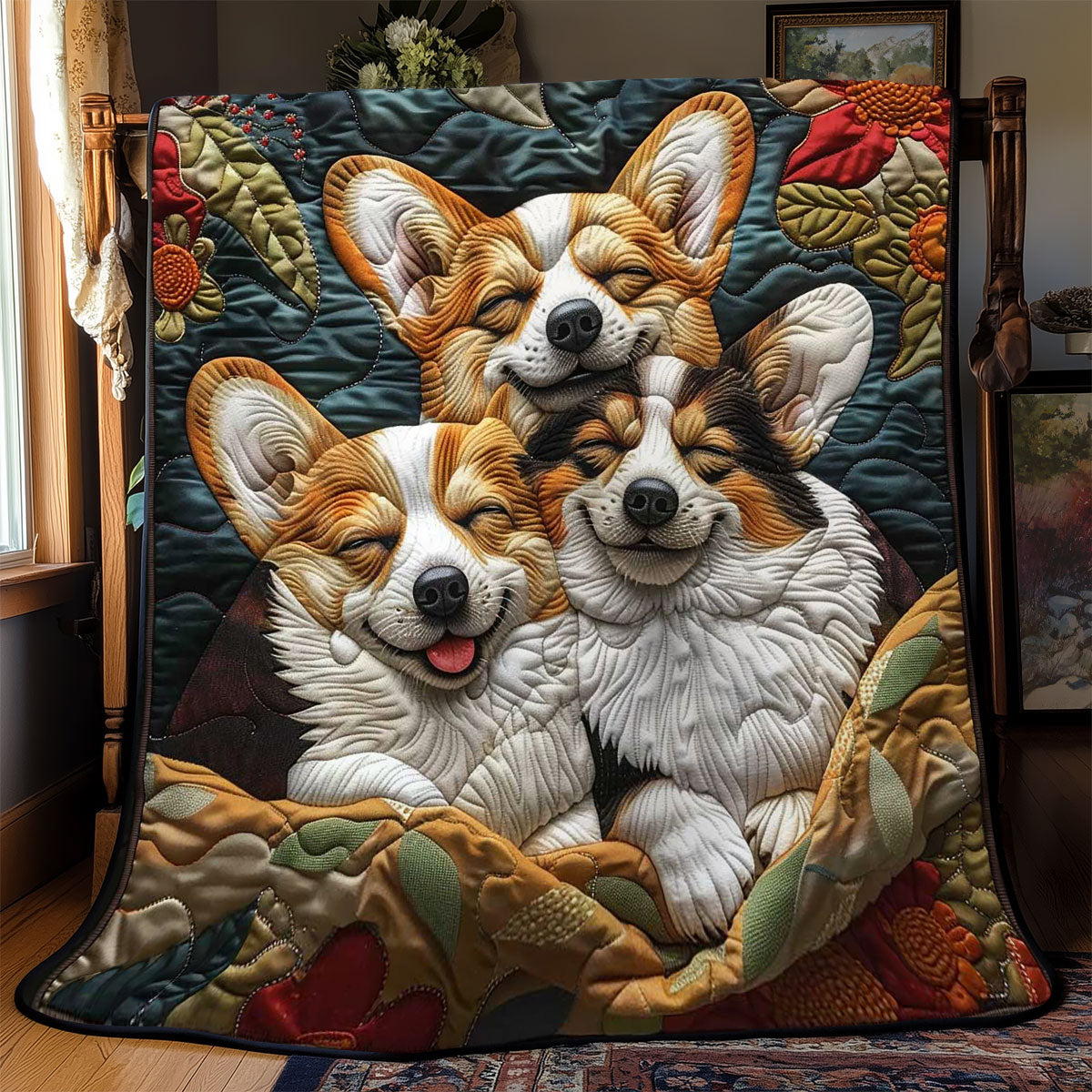 Corgi’s Soft Serenity WN2808075CL Quilt