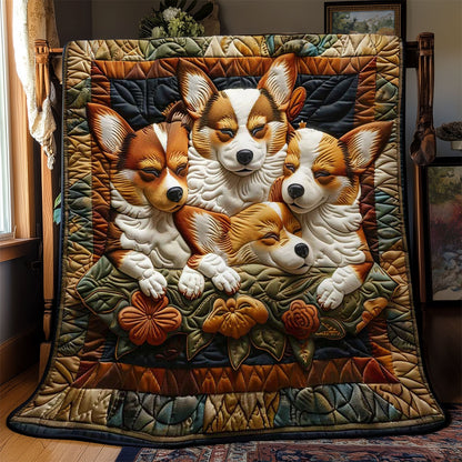Corgi’s Soft Snuggle Spot WN2808088CL Quilt
