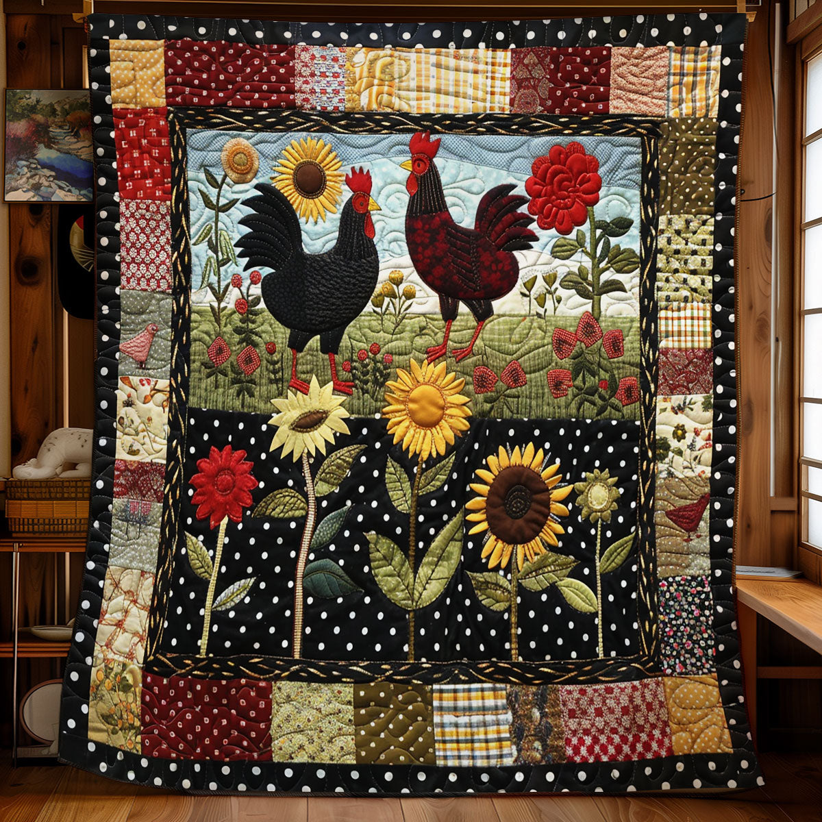 Countryside Chicken SR2208007CL Quilt