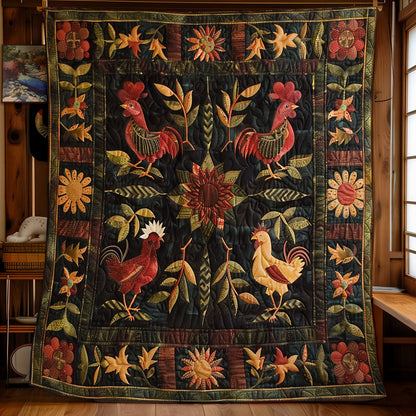Countryside Roosters SR2208013CL Quilt