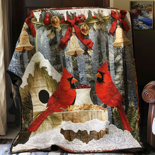 Couple Cardinals WM2908041CL Quilt