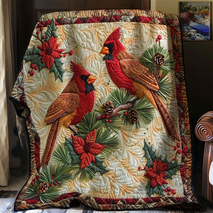 Couple Of Cardinals WM0509028CL Quilt