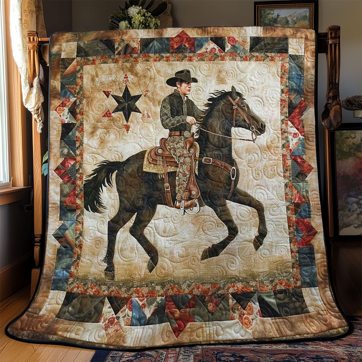 Cowboy Ride WN2108009CL Quilt