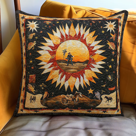 Cowboy Sun WN0108010CL Quilt Pillow Case