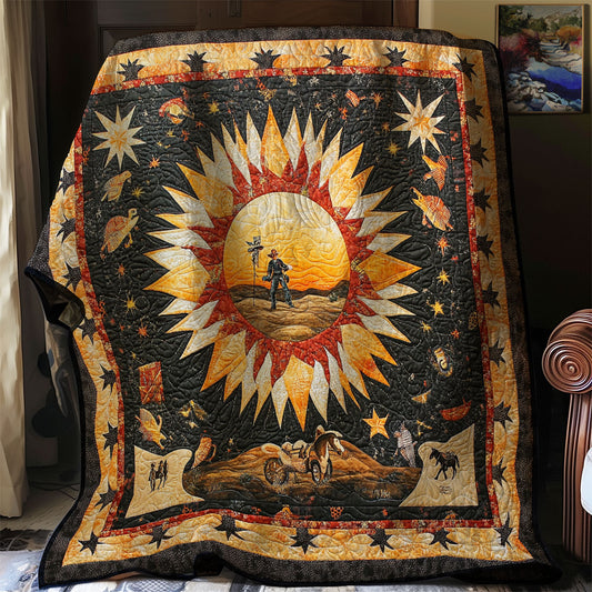 Cowboy Sun WN0108053CL Quilt