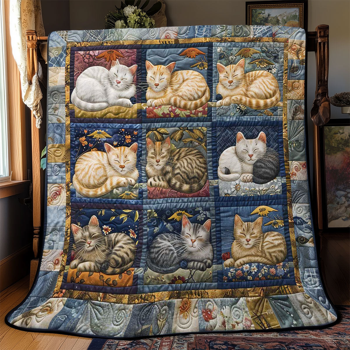 Cozy Cat Cover WN2108004CL Quilt