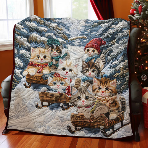 Cozy Cat Skiing SR1908040CL Quilt