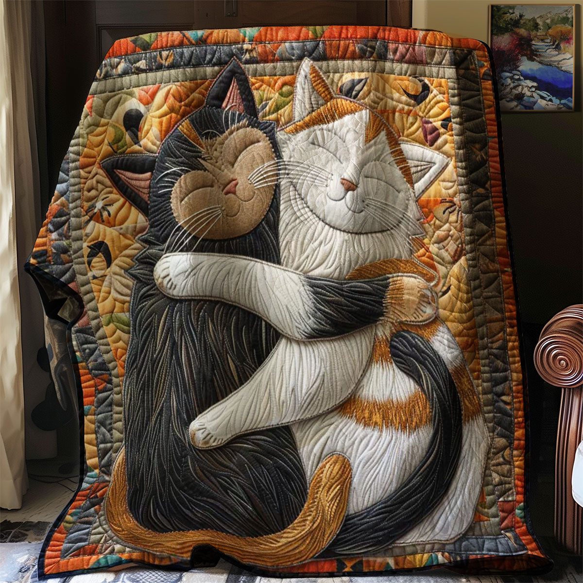 Cozy Cats WN1508001CL Quilt