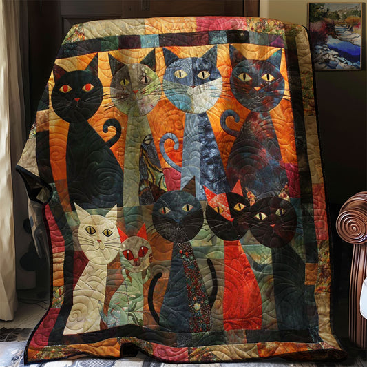 Cozy Cats WN3007047CL Quilt