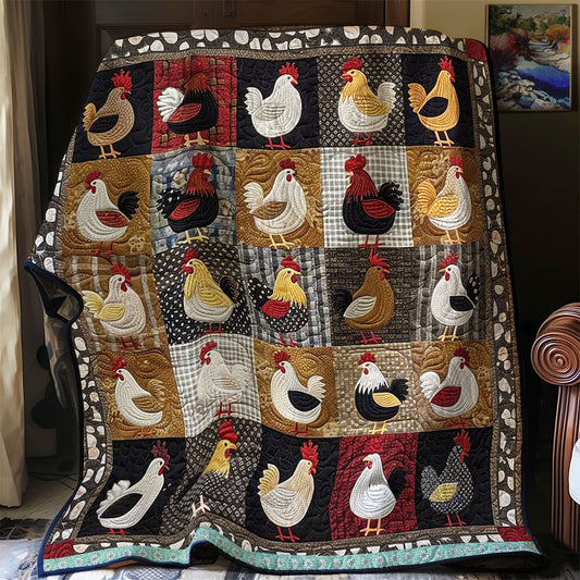 Cozy Chicken Farm WN0509047CL Quilt