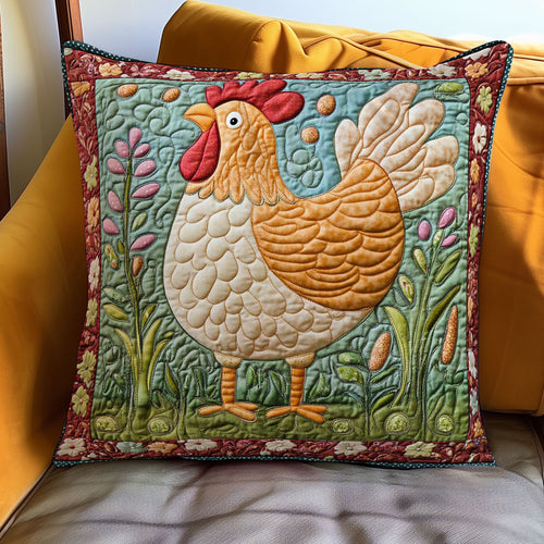 Cozy Cluck WN0208068CL Quilt Pillow Case