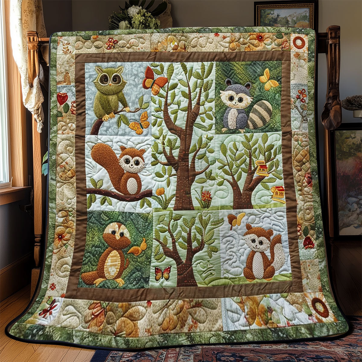 Cozy Critters WN2208110CL Quilt