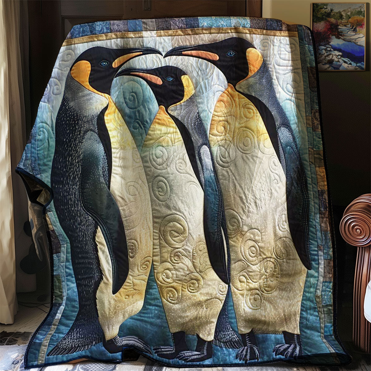 Cozy Penguin WN1608019CL Quilt