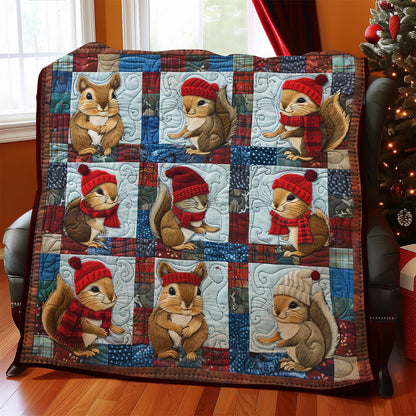 Cozy Squirrel SR2108006CL Quilt