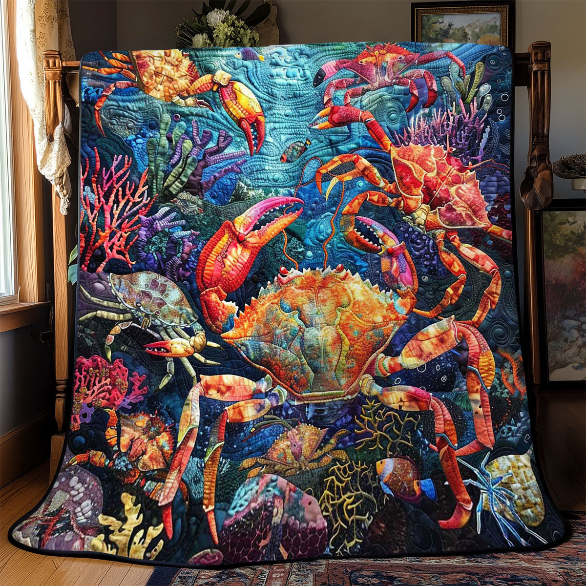 Crabs' Coral Cove WN2708078CL Quilt