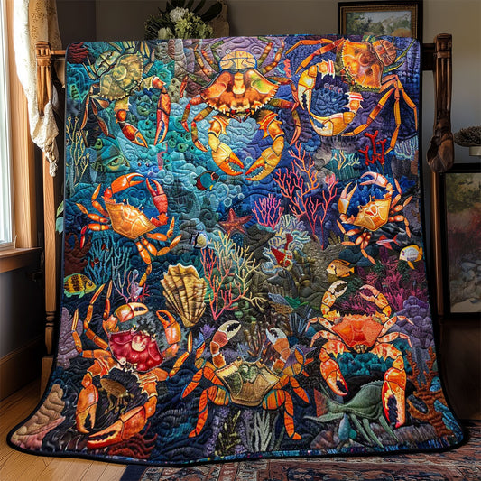 Crabs' Ocean Floor Fiesta WN2708075CL Quilt