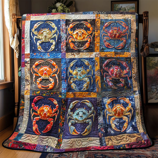 Crabs' Oceanic Oasis WN2708070CL Quilt