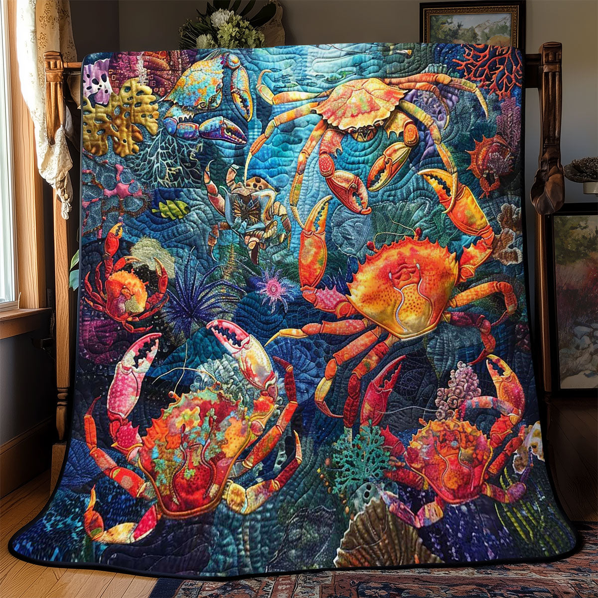 Crabs' Subaquatic Spectacle WN2708077CL Quilt