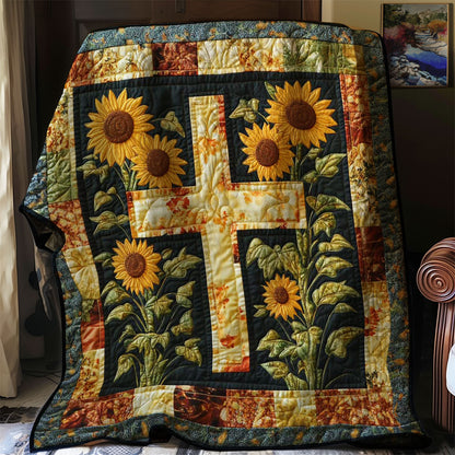 Cross & Sunflowers WN0208046CL Quilt