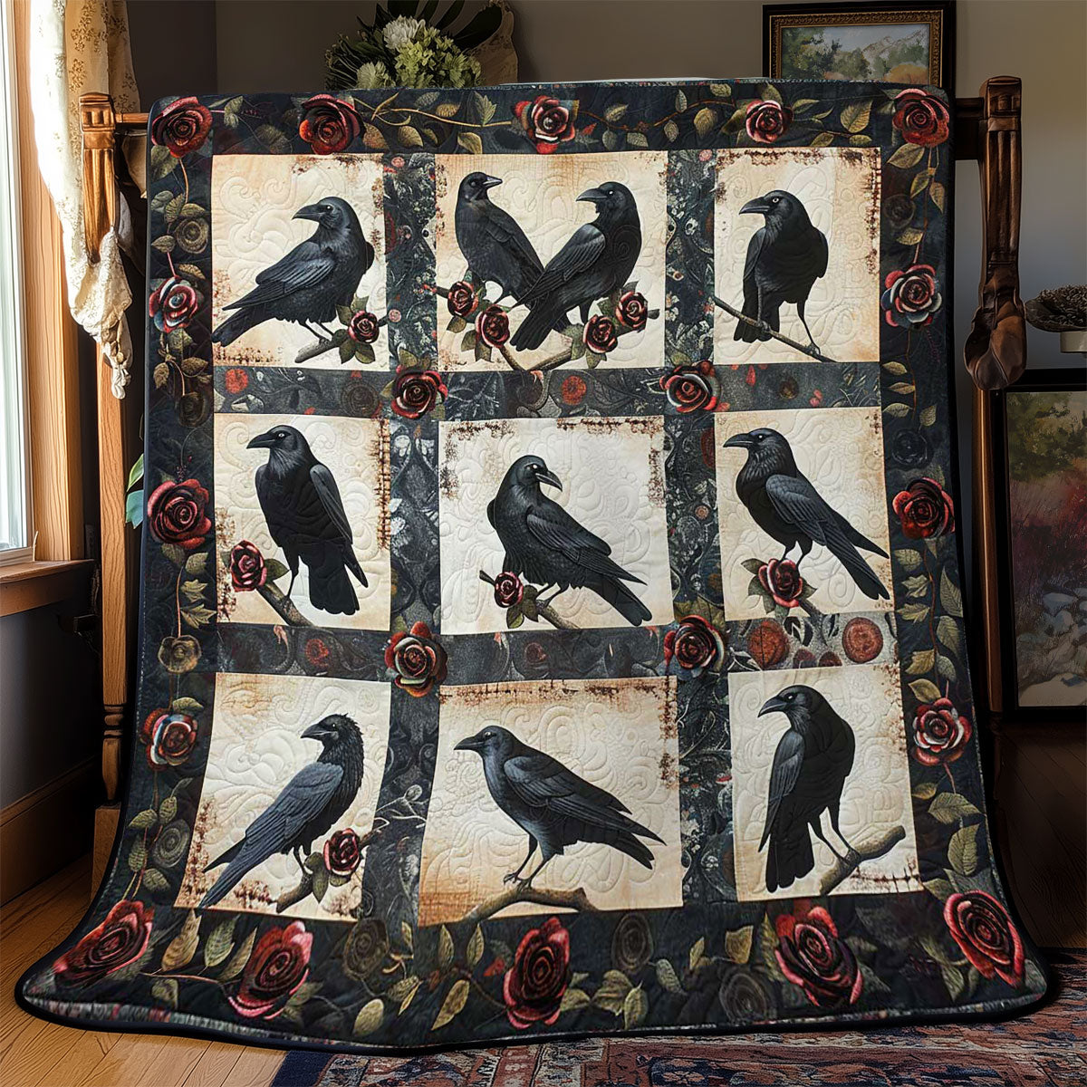 Crow Rose Path WN2108164CL Quilt