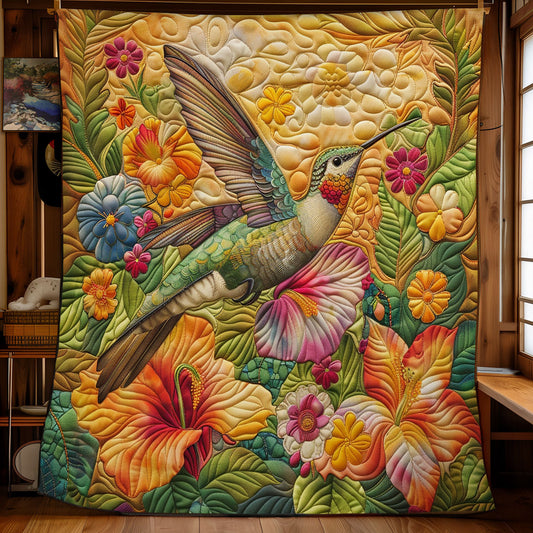 Crystal Hummingbird SR1908003CL Quilt