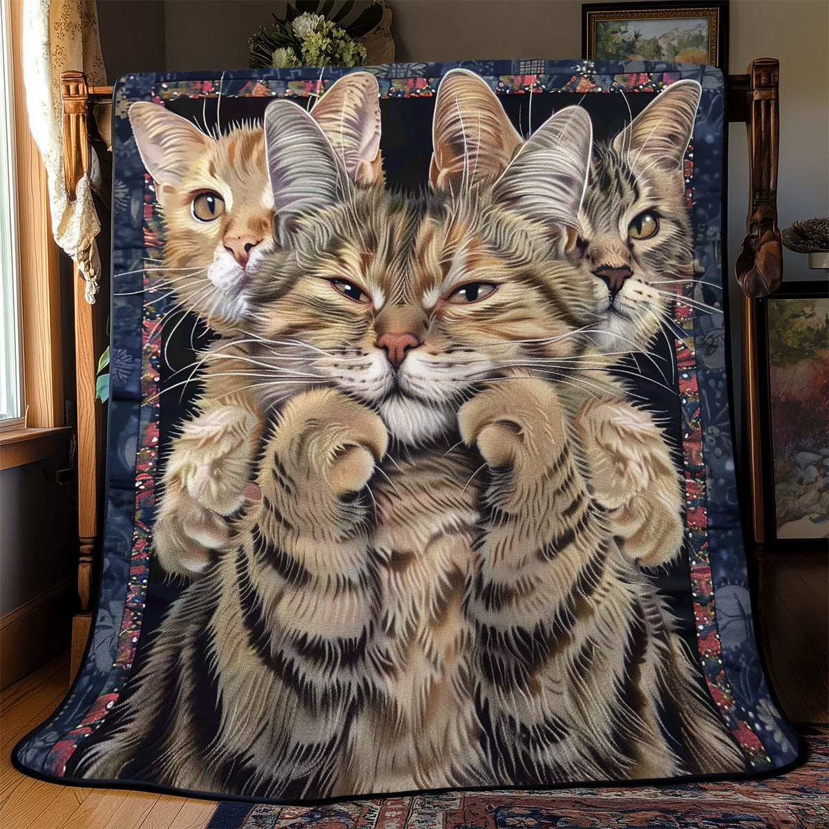 Cuddle Cats WN2208008CL Quilt