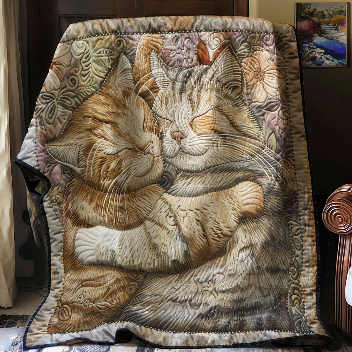 Cuddly Cats WN1508005CL Quilt