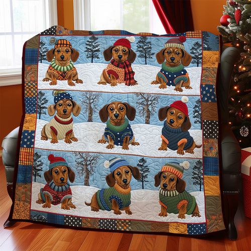 Cute Dachshunds SR2308003CL Quilt